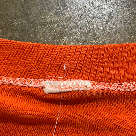 Orange "I survived the sui-slide" PCB tee