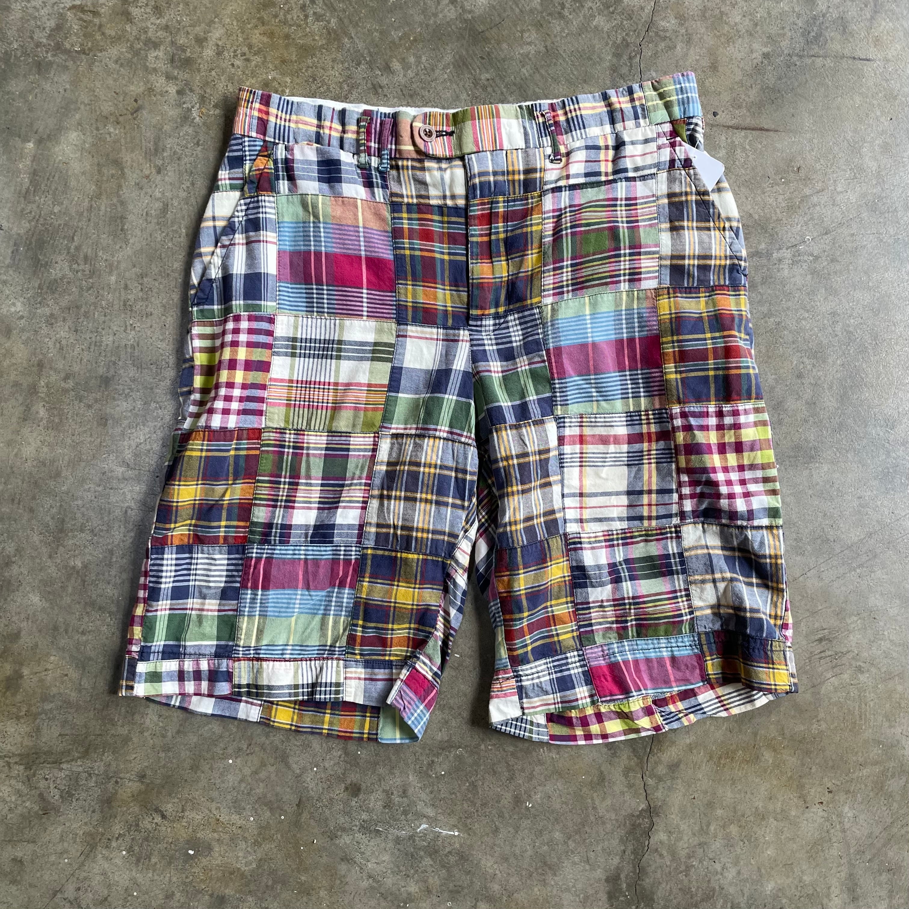 Polo Madras Buckleback Shorts