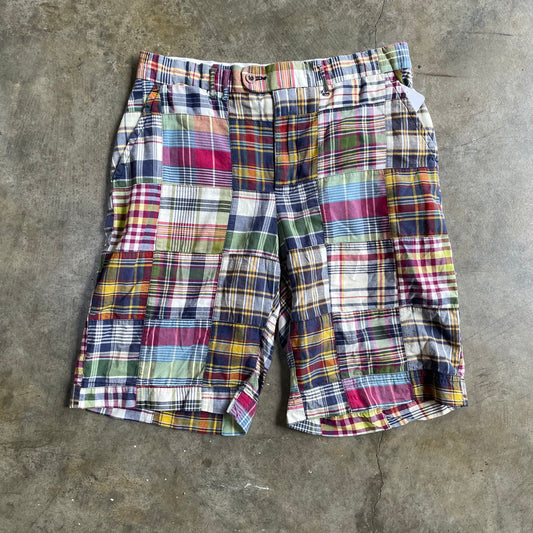 Polo Madras Buckleback Shorts