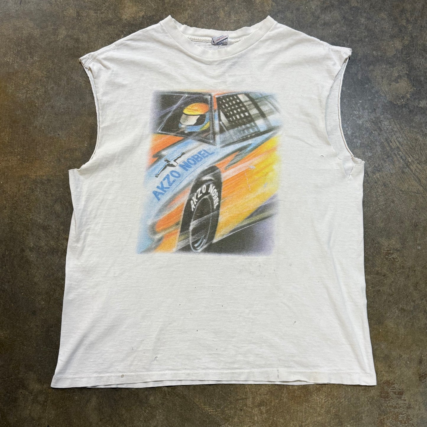 Axzo Nobel Race Car Muscle Tank