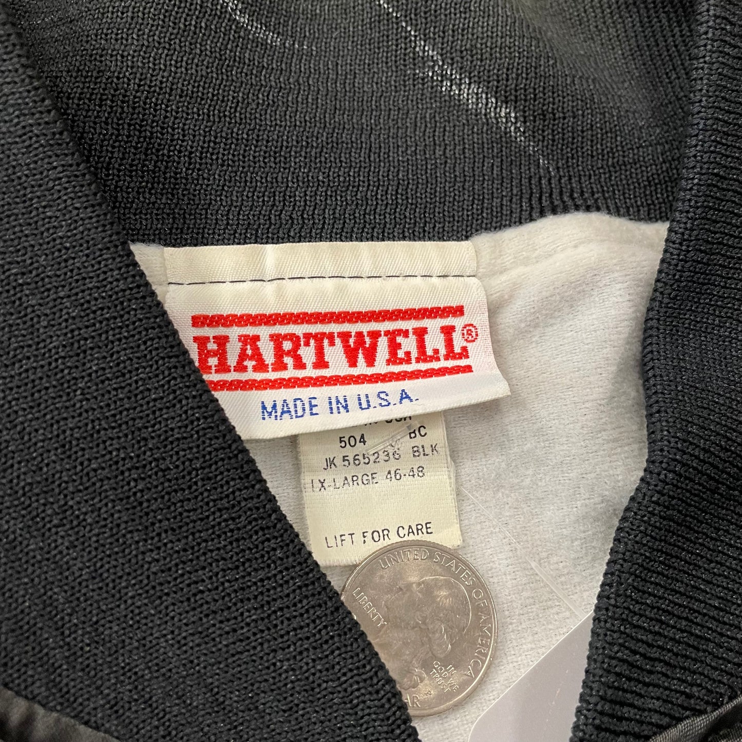 Hartwell Black Satin Jacket