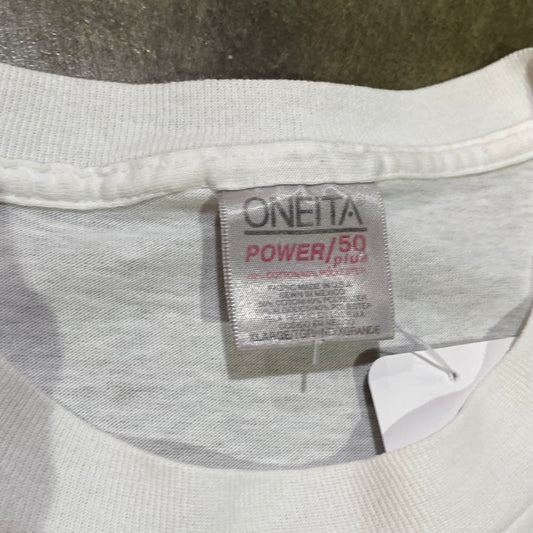 White 1996 Yankees American League Champions Logo 7 Tee