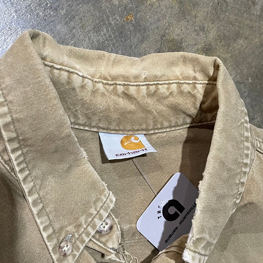 Tan Carhartt Painter Button Up