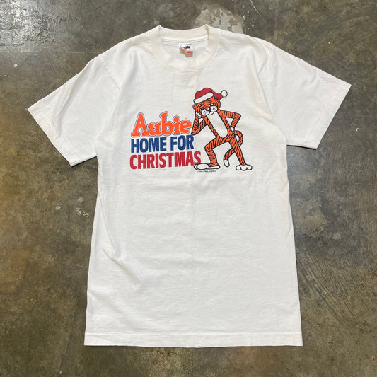 1988 Aubie Home For Christmas Auburn Tee