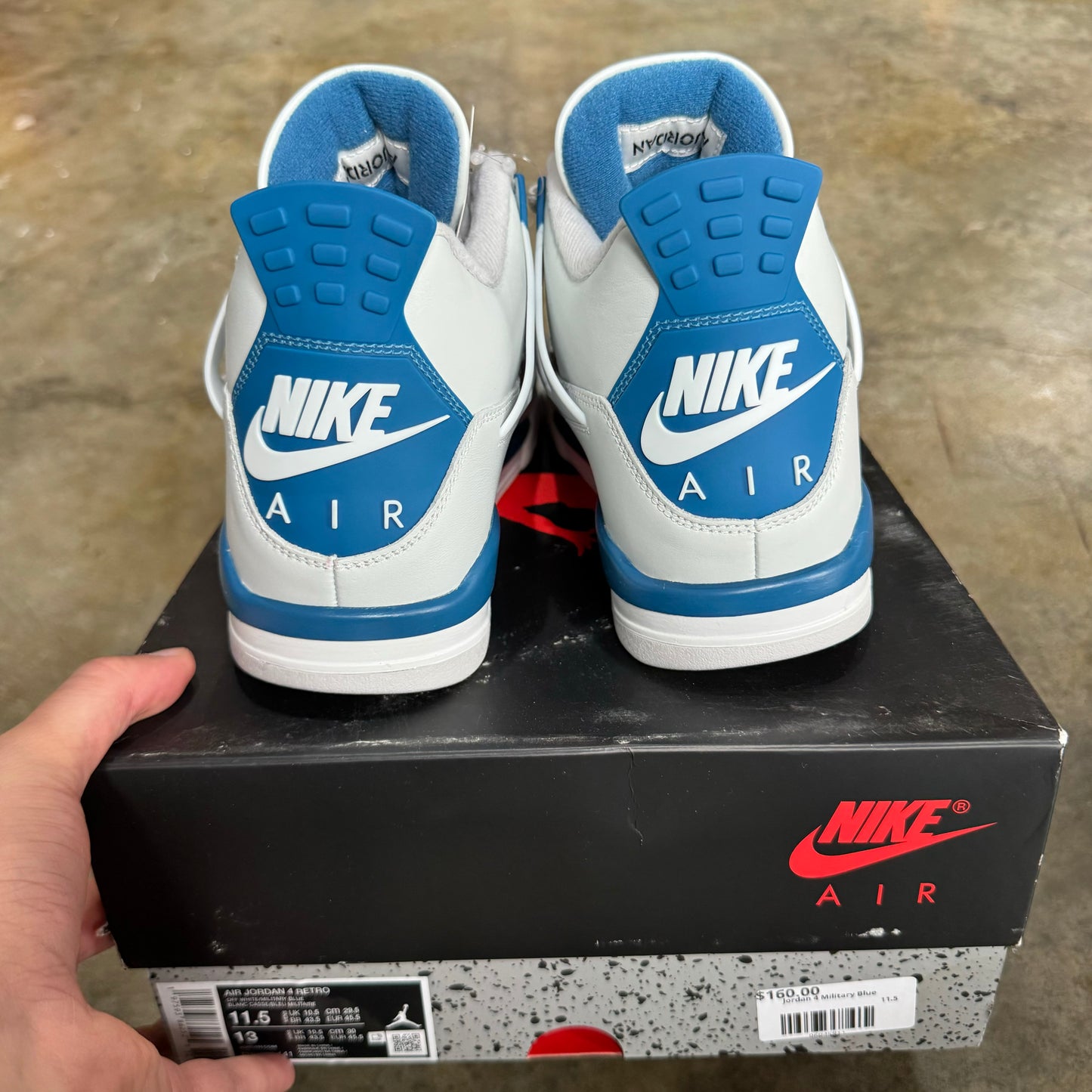 Jordan 4 Military Blue