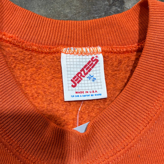 Jerzees Auburn Navy/Orange Crew