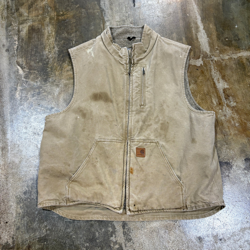 Carhartt Sherpa Lined Beige Vest