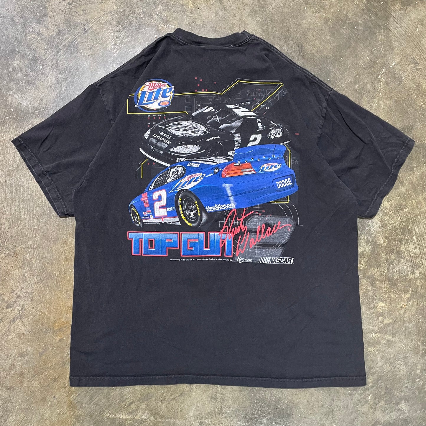 Rusty Wallace Top Gun Racing tee