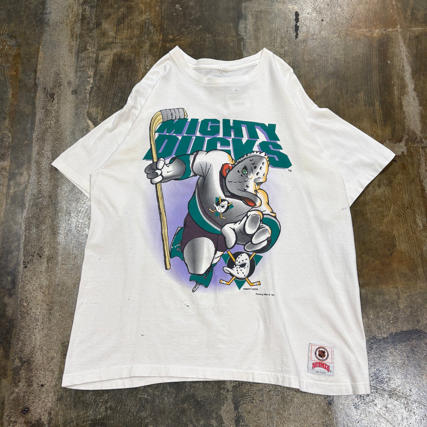 Mighty Ducks Nutmeg Mascot Tee