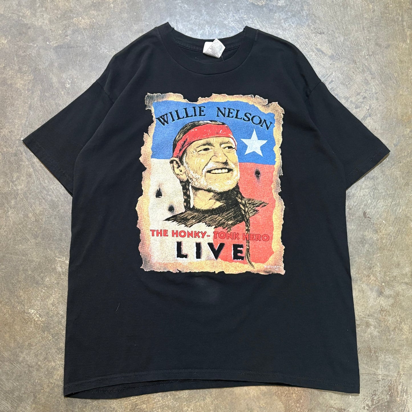 Black Willie Nelson Tee