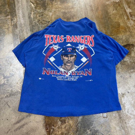 Texas Rangers Nolan ryan Nutmeg Card Tee