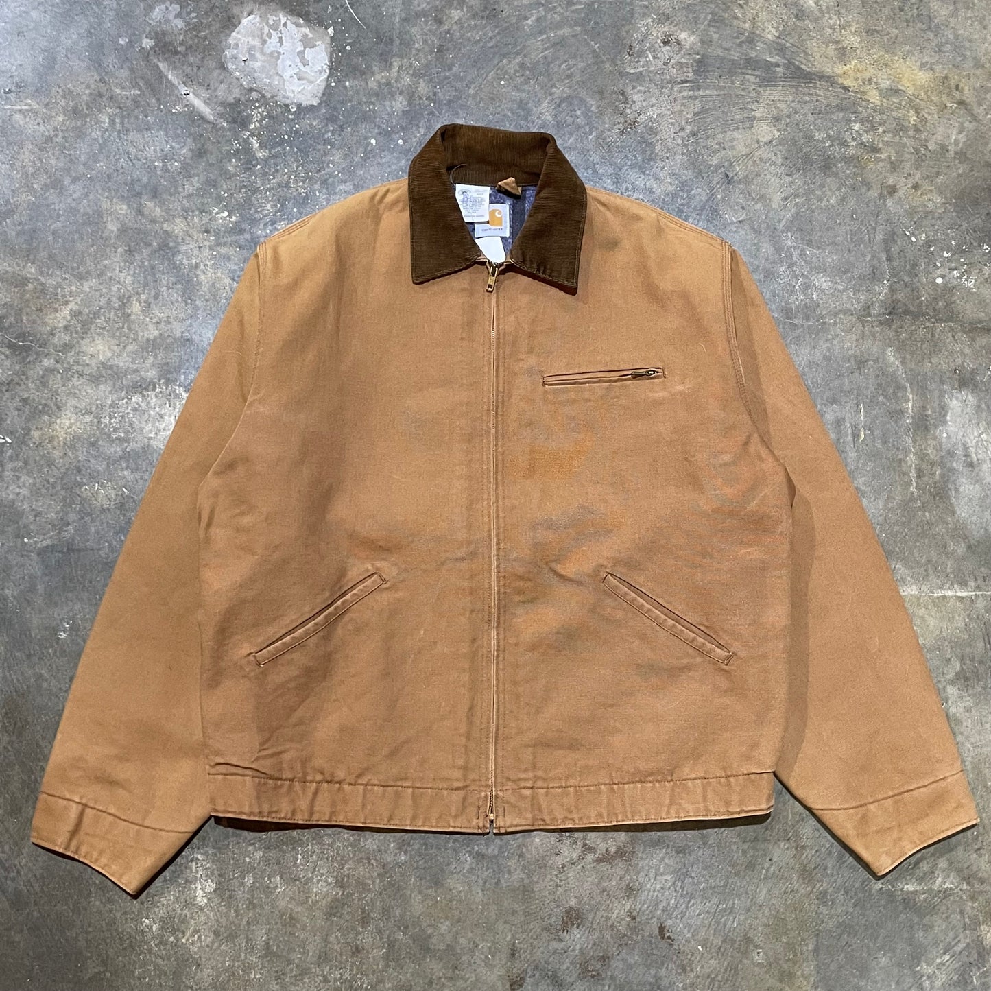 Carhartt Tan Blanket Lined Zip Up Jacket50