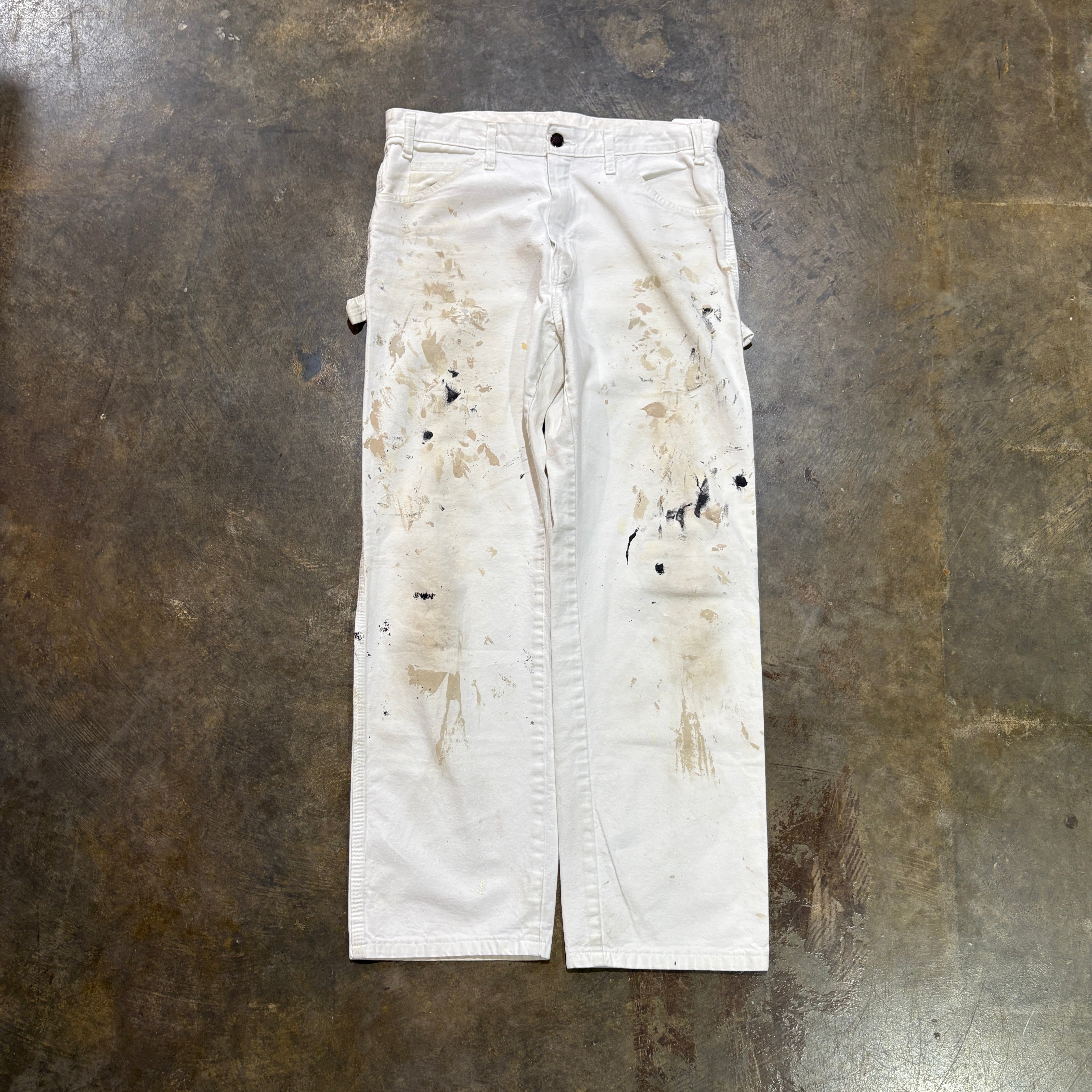White Dickies Painter Pants29
