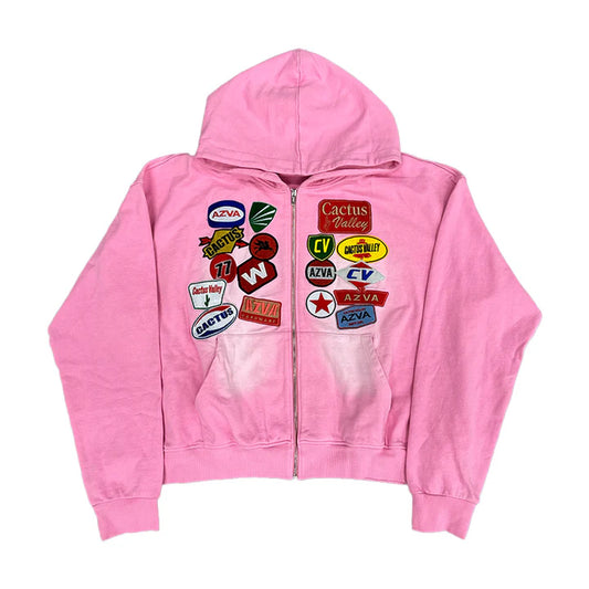 AZVA Pink Rest Stop Hoodie