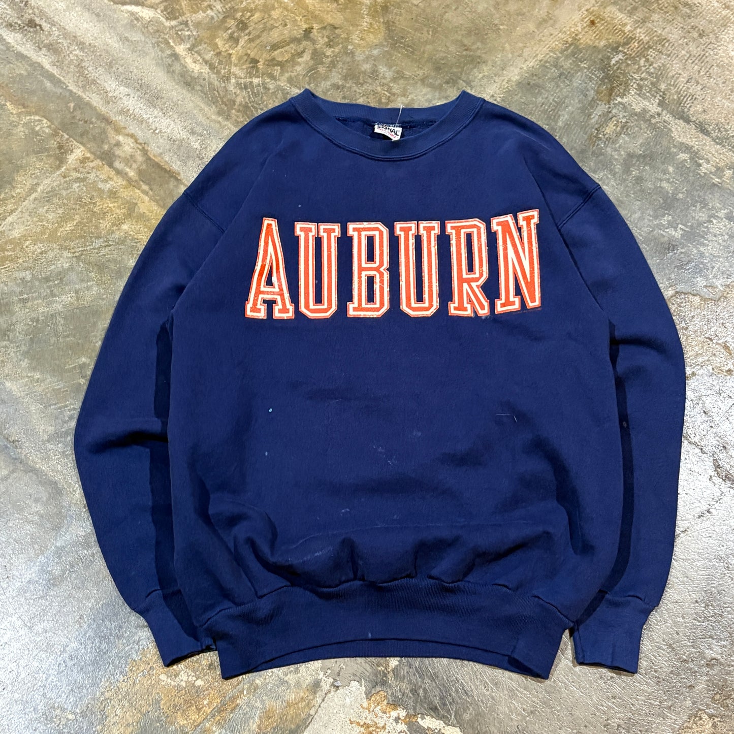 Signal Mega-Fleece Auburn Navy Crewneck