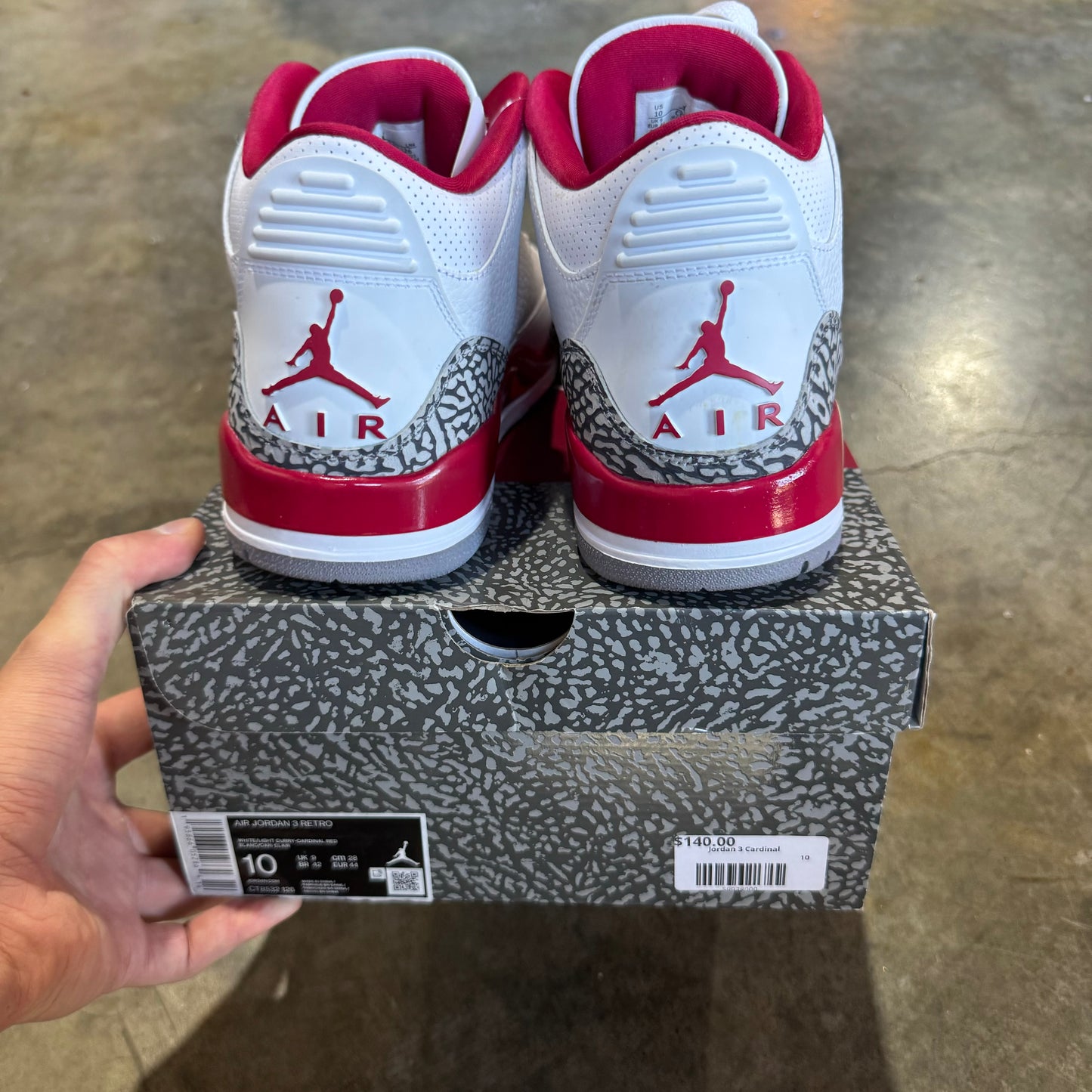 Jordan 3 Cardinal