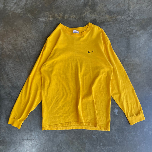 Mustard Nike Mini Swoosh Shirt LS
