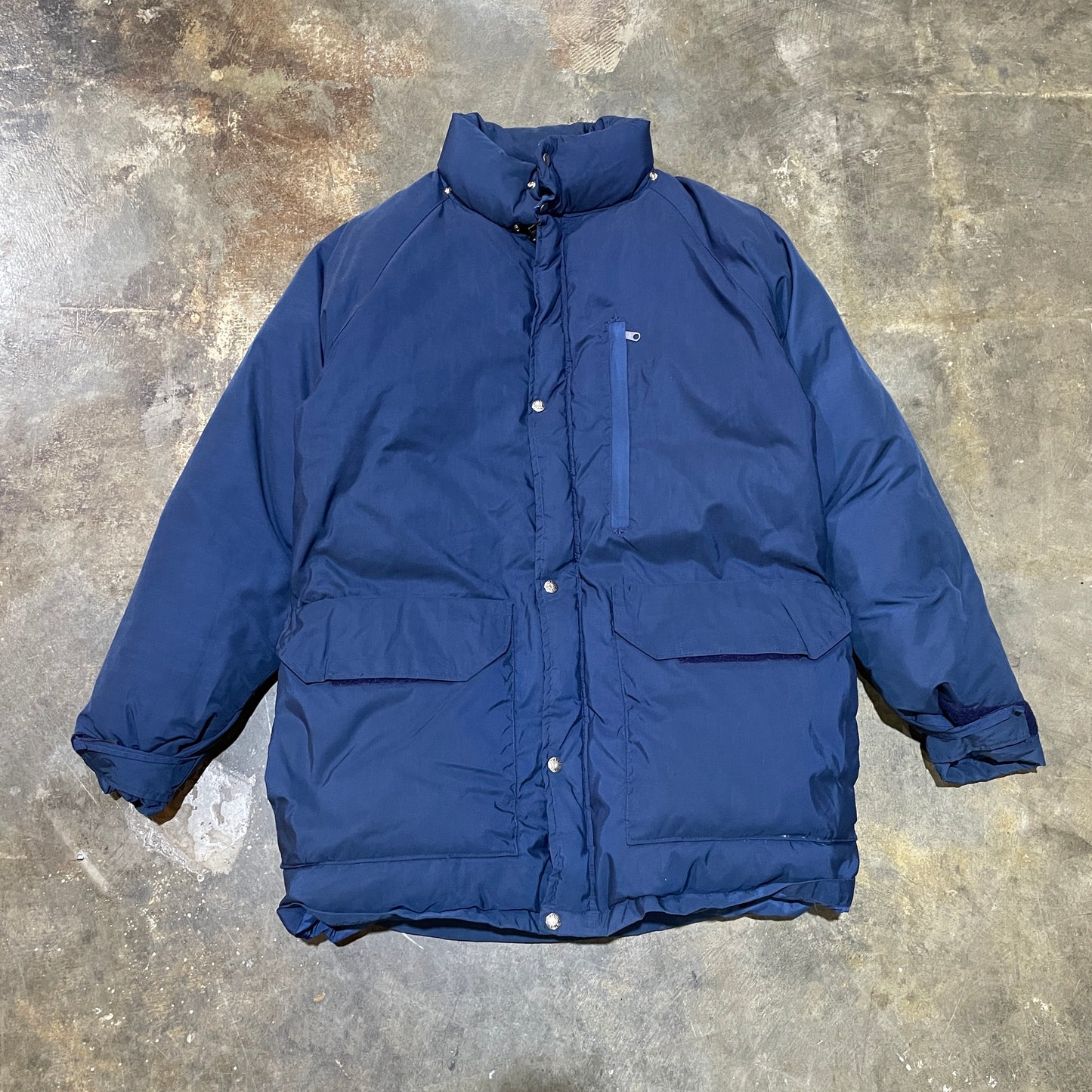 North Face Navy Puffer Jacket