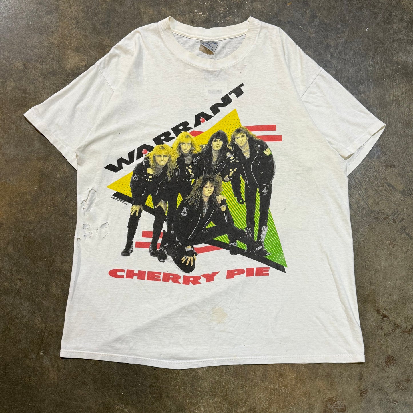 Thrashed Warrant Cherry Pie Tee