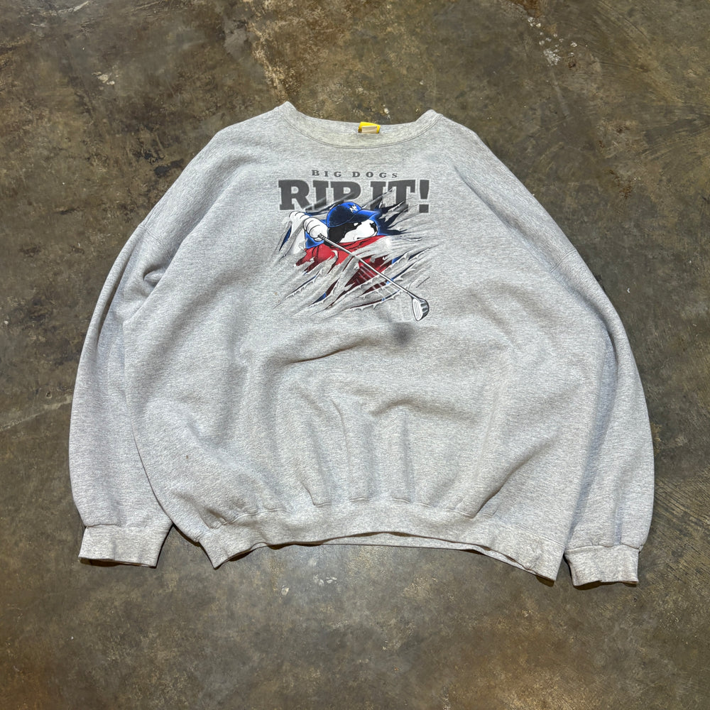 Grey "Big Dogs Rip It" Crew