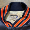 Navy Blue Auburn Satin Swingster jacket12