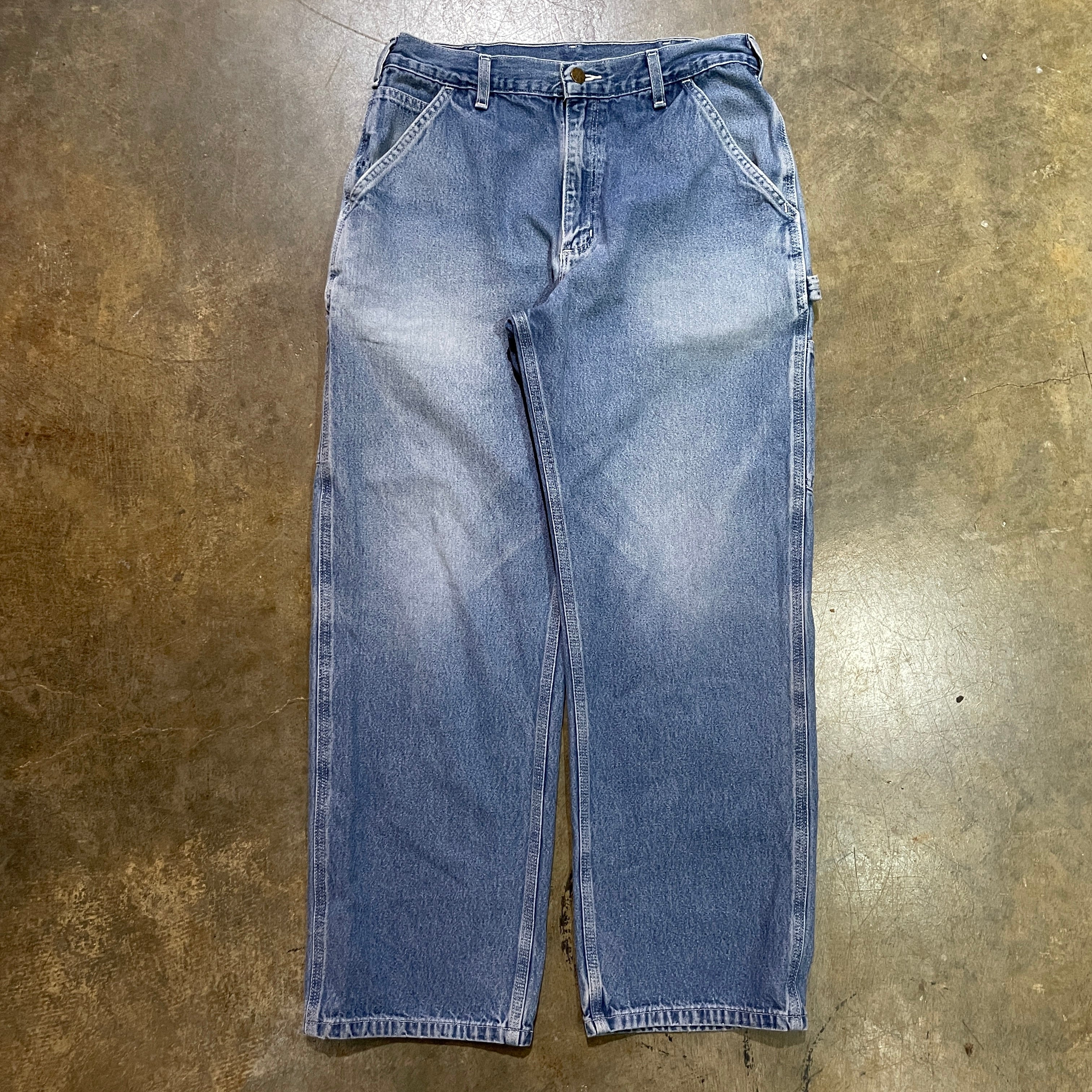 Blue Carhartt Carpenter Blue Jeans