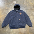 Navy Auburn Carhartt Hooded Jacket