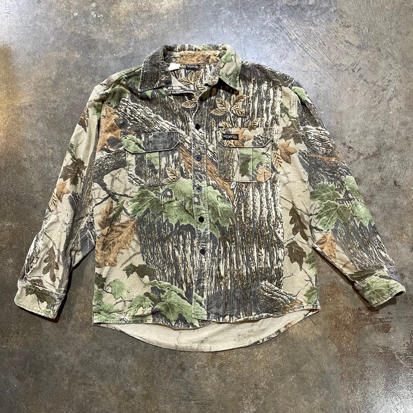 Camo Rattlers Brand button up