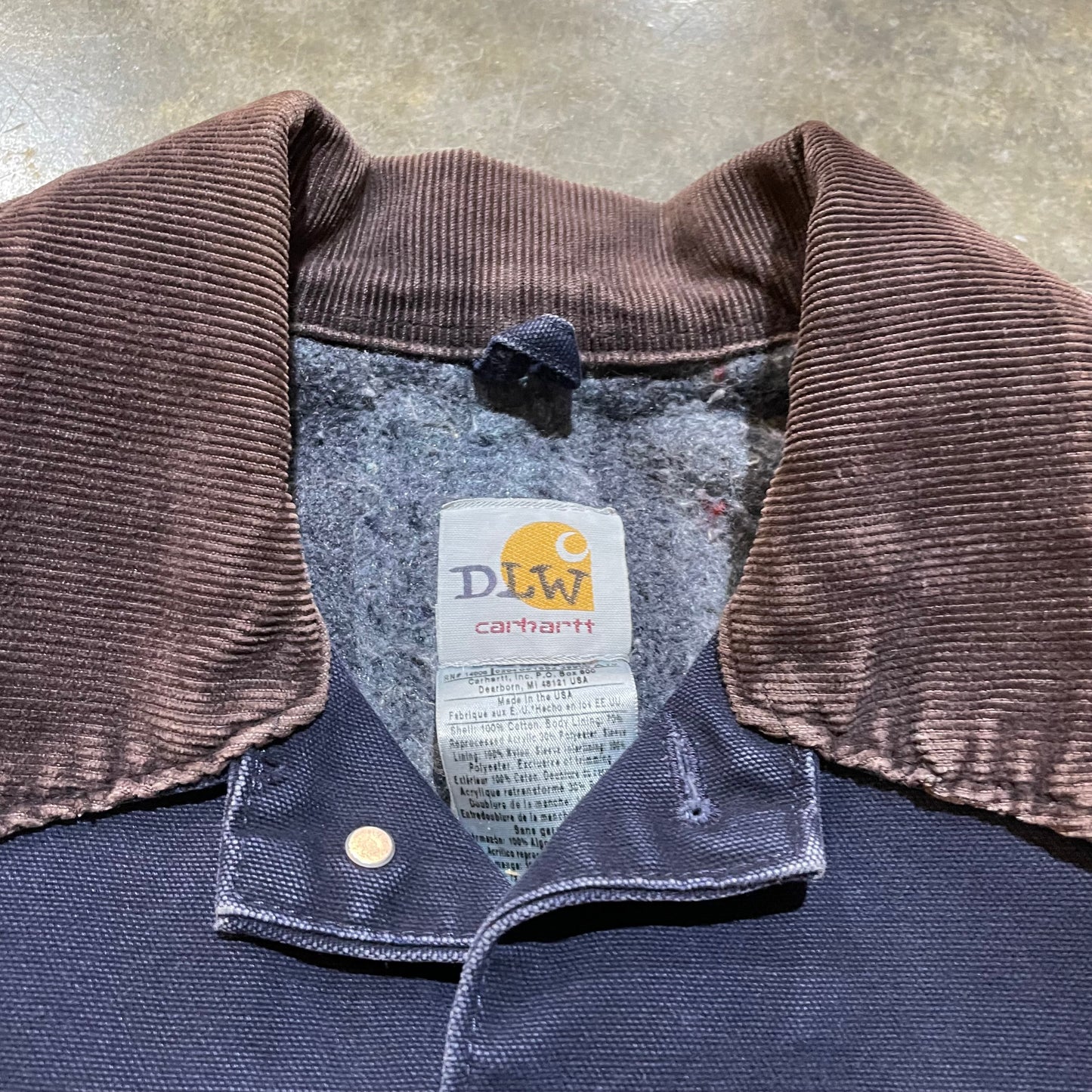 Navy Carhartt Chore Coat