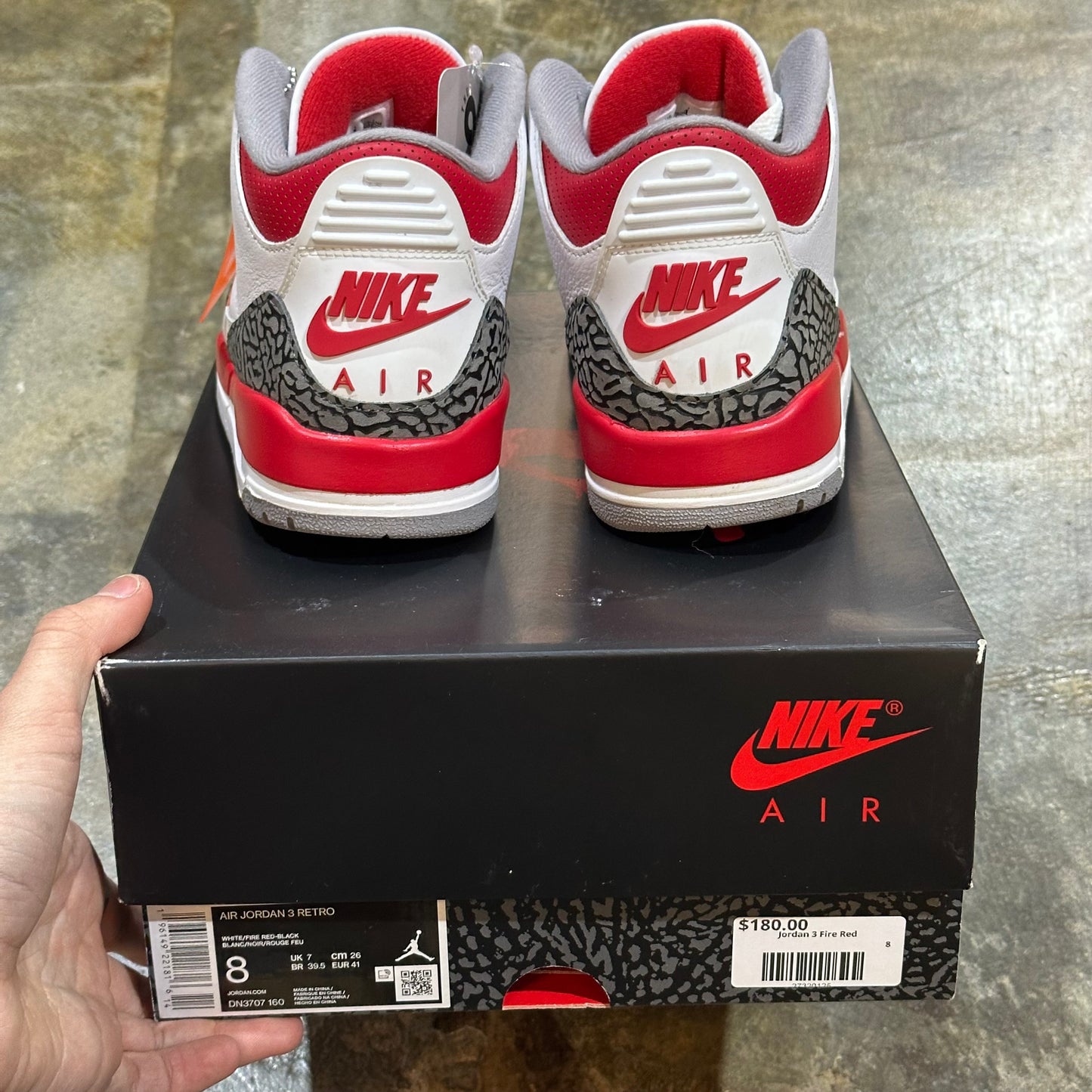 Jordan 3 Fire Red