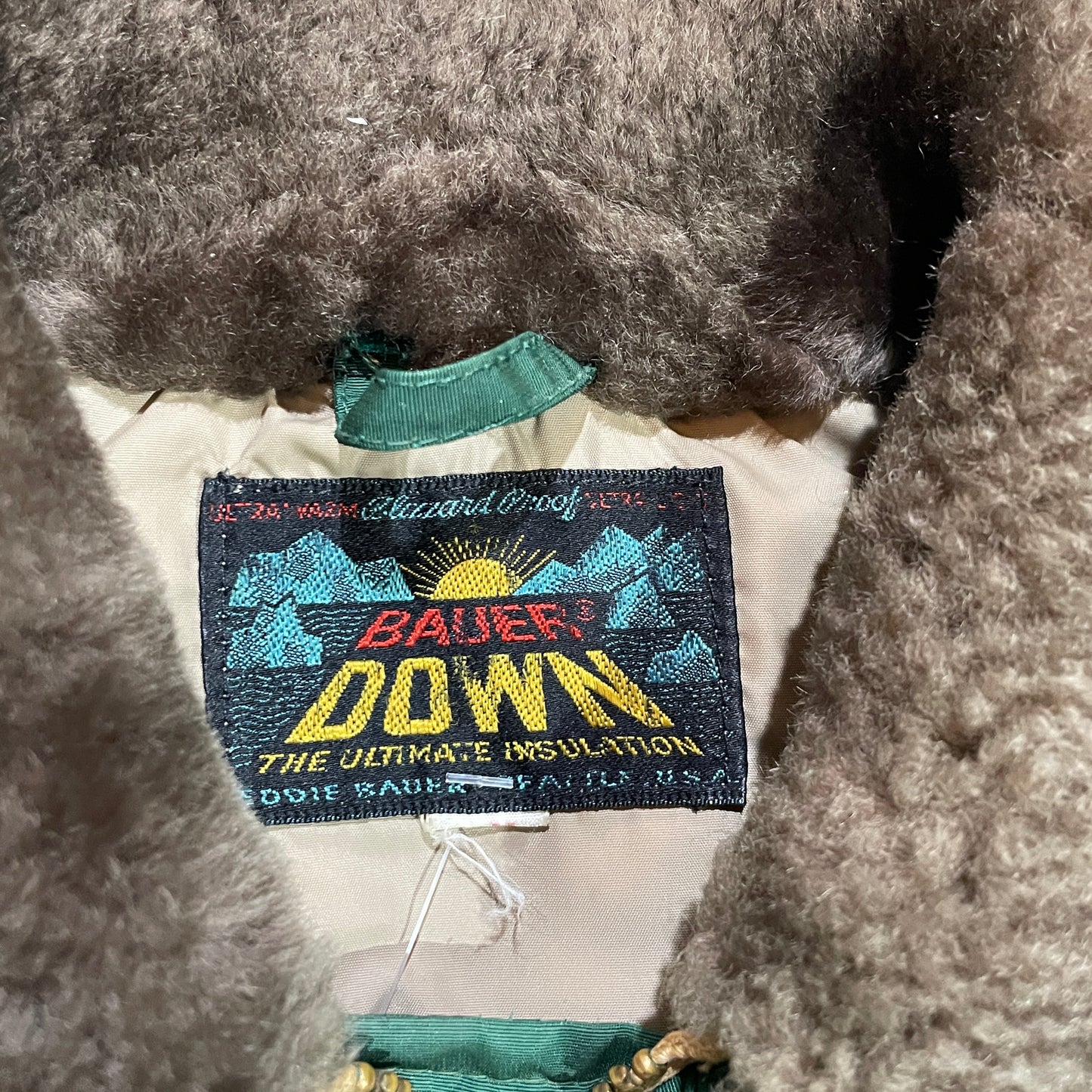 Bauer Down Green Puff Jacket