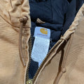 Tan Carhartt Hooded Insulated Jacket29
