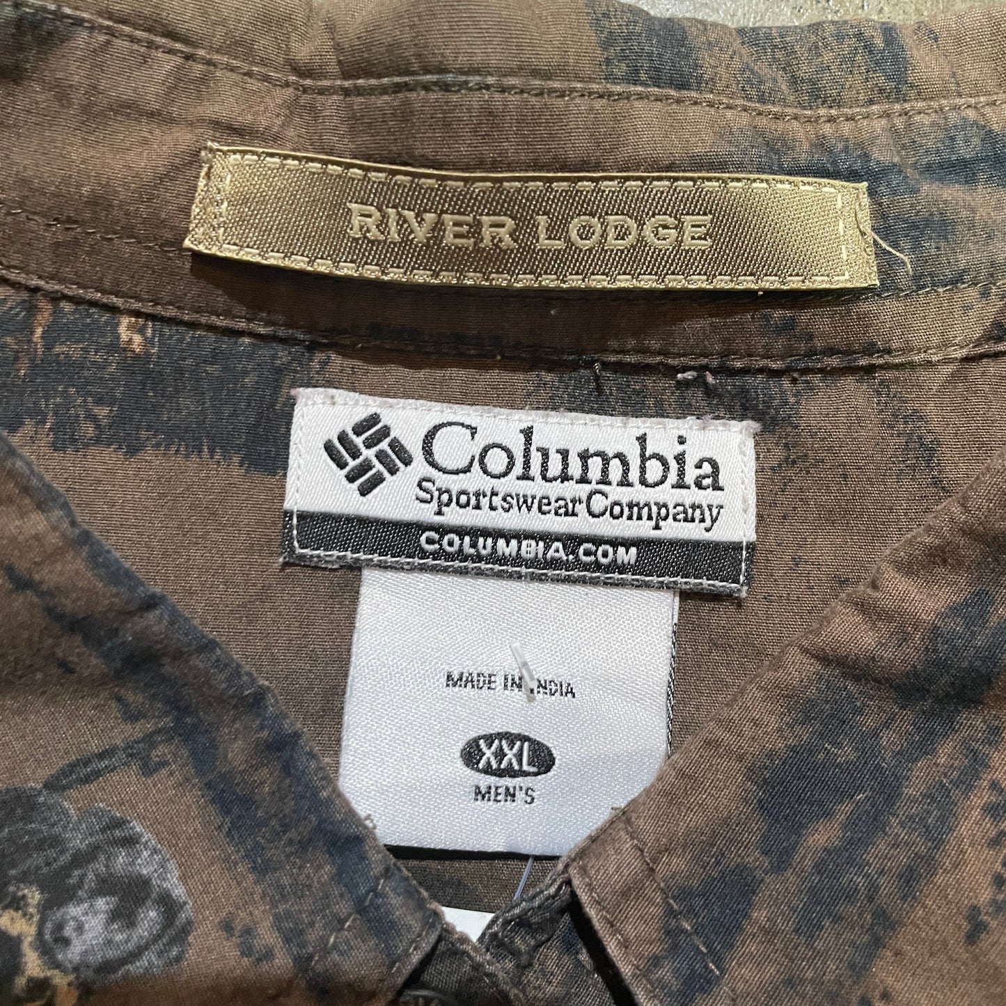 Columbia River Lodge Dog Button Down