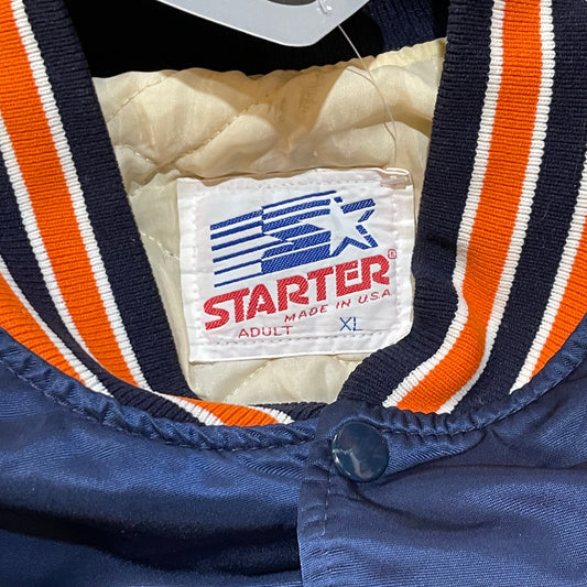 Auburn Navy SatinStarter Jacket