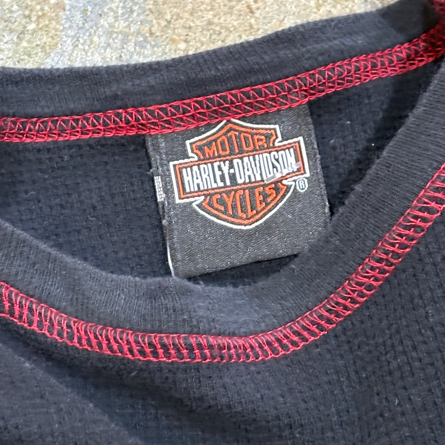 Harley Red Logo Womens Thermal