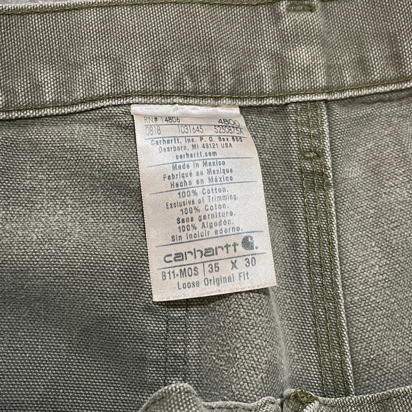 Sage Green Carhartt Pants