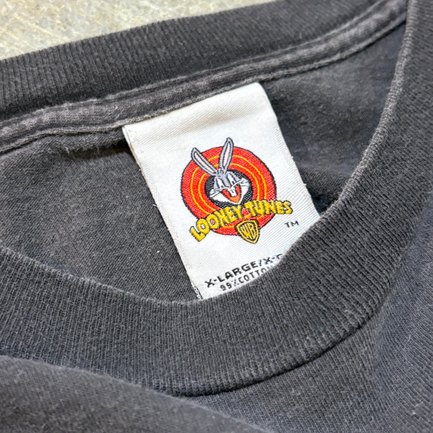 Black Looney Toons Tweety Bird Happy Halloween Tee