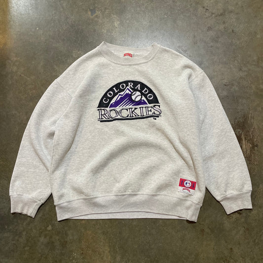 Colorado Rockies embroidered Nutmeg Crew