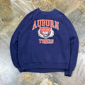 Navy Auburn Tigers Jerzees Tiger Graphic Raglan Crewneck