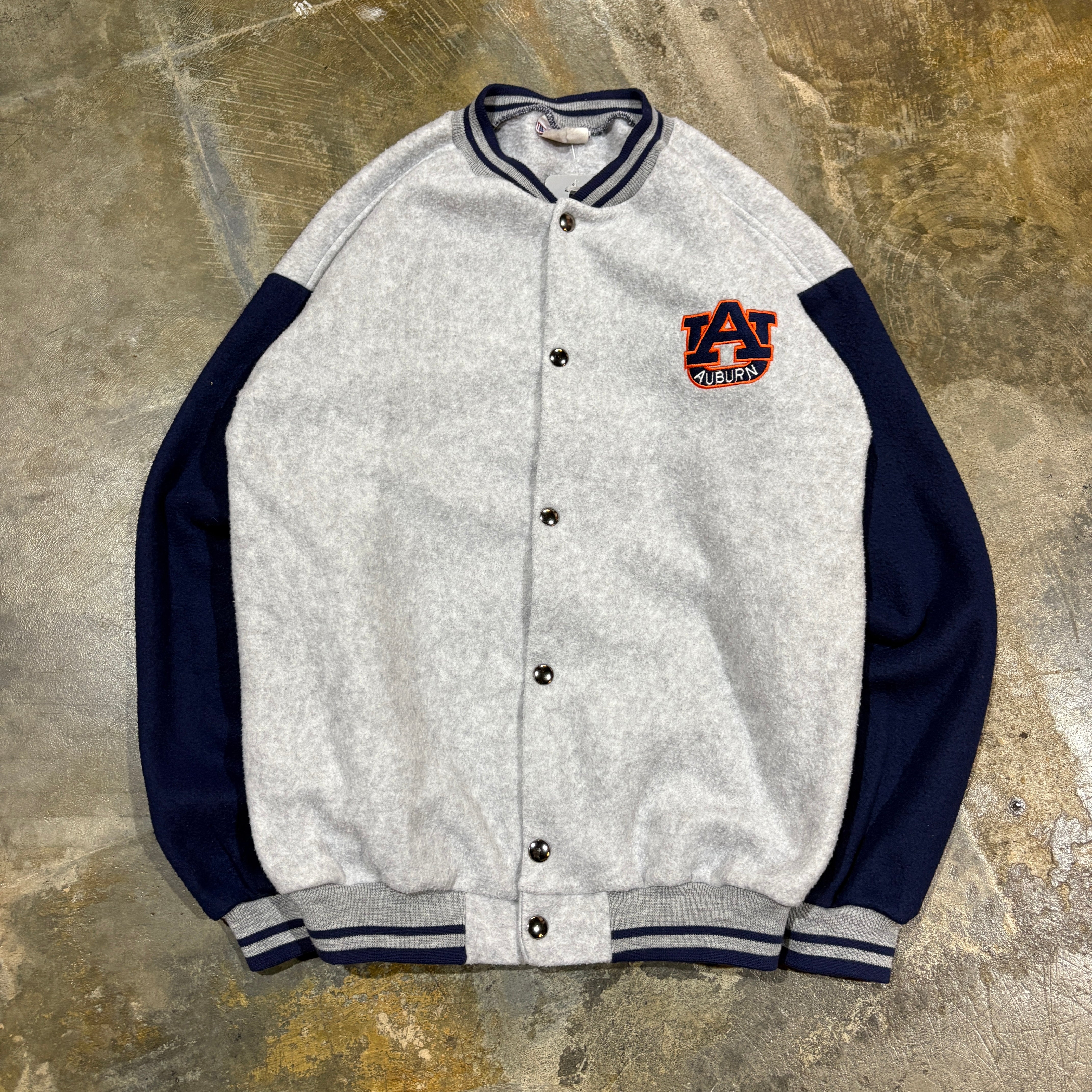 Auburn Felt Bomber Jacket Grey