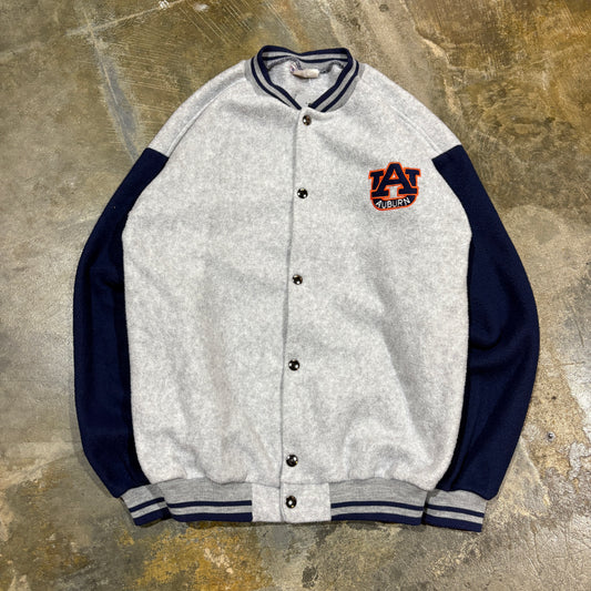Auburn Felt Bomber Jacket Grey