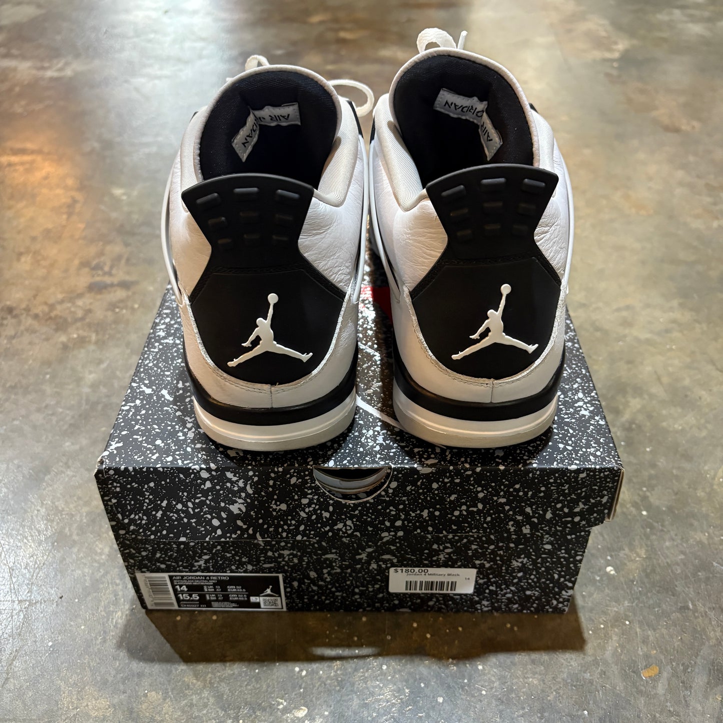 Jordan 4 Military Black