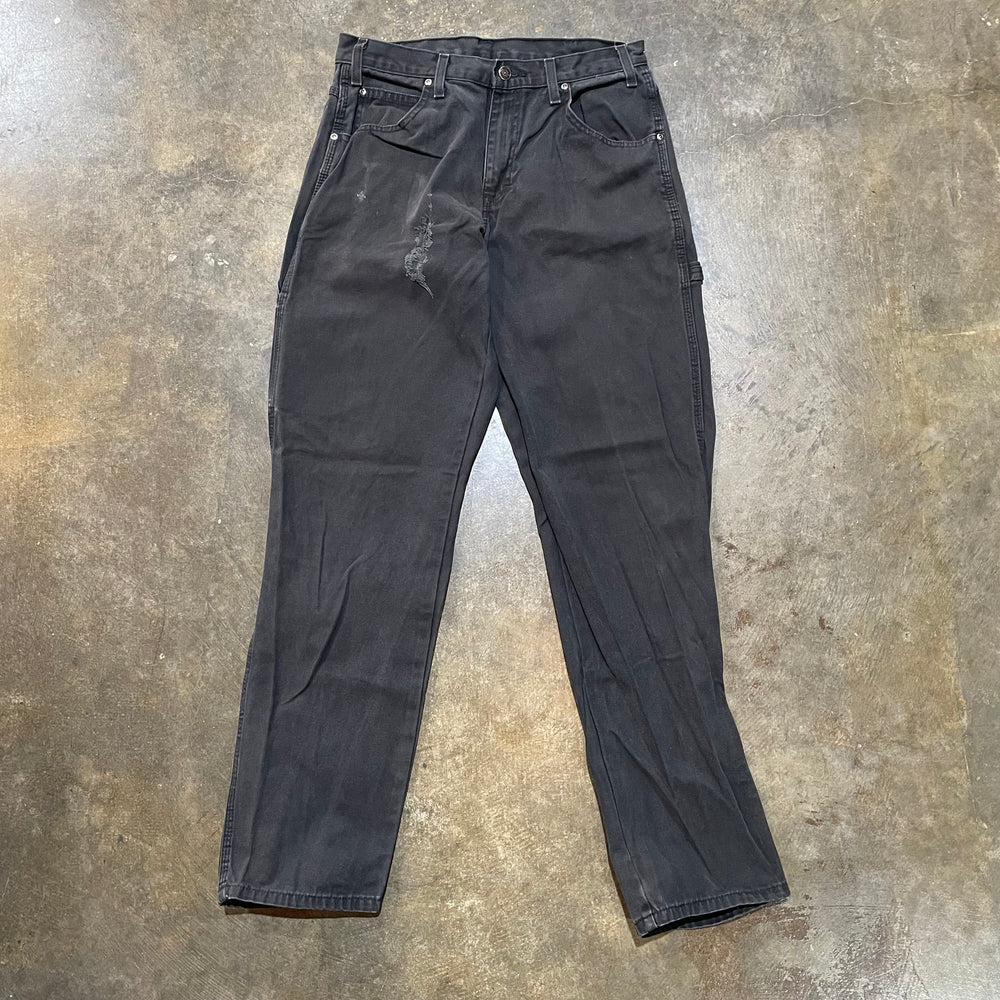 Distressed Black Dickies Carpenter Pants17