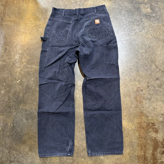 Navy Carhartt Carpenter Pants 4