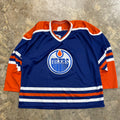 Oilers Blue No Name Jersey