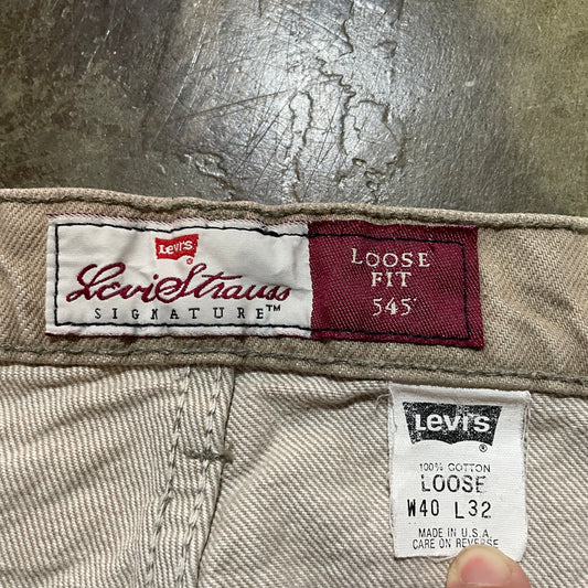 Levis 545 Tan Jeans