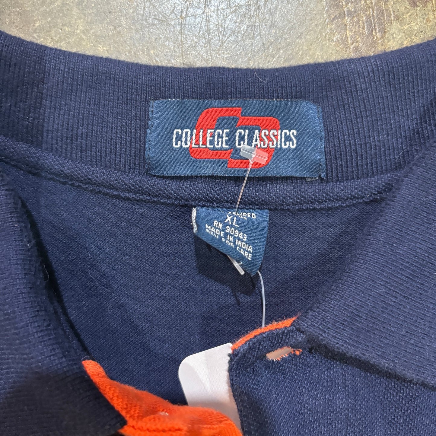 Navy College Classics Tiger Eyes Polo