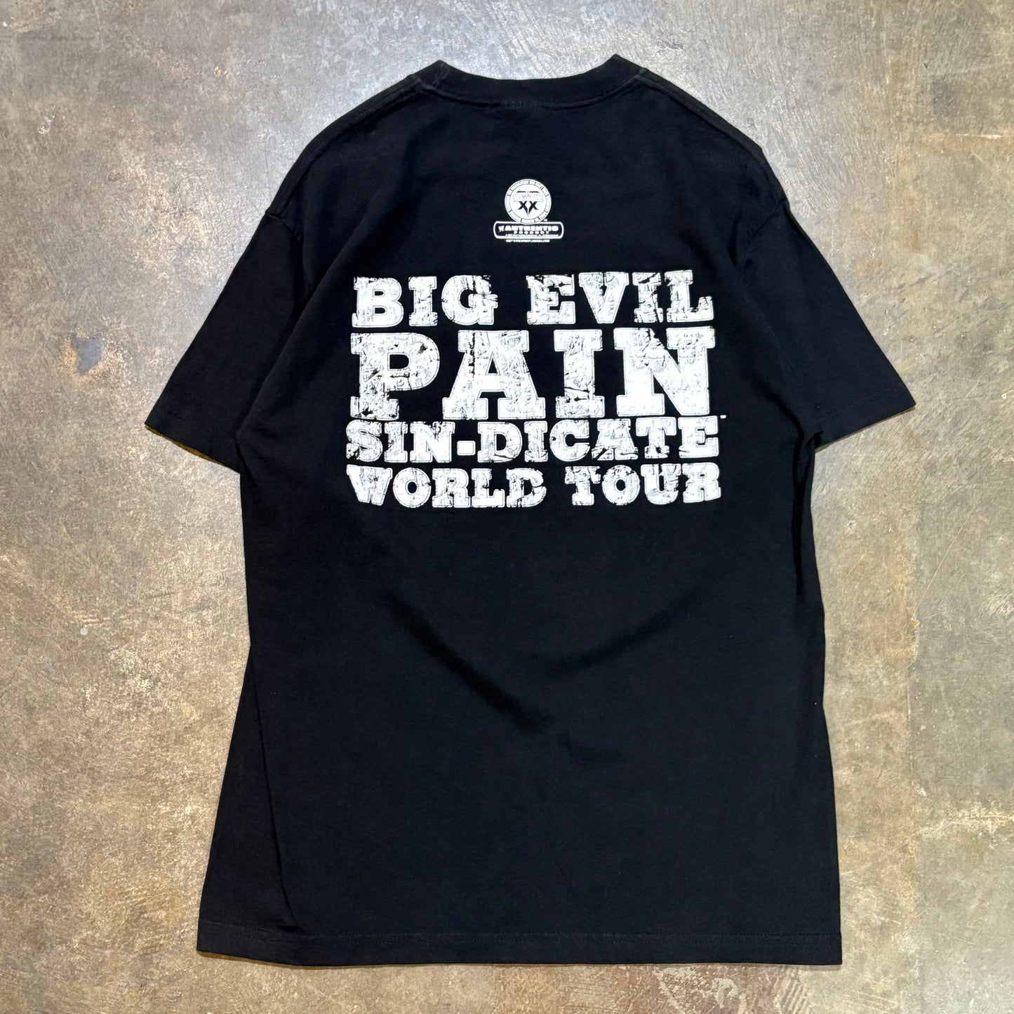 Black WWE World Wide Evil Tee