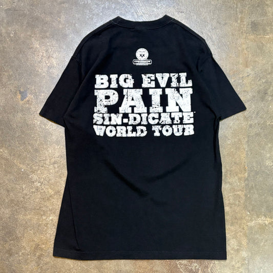 Black WWE World Wide Evil Tee