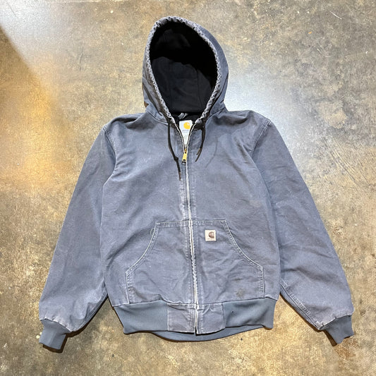 Grey Hooded Carhartt Jacket